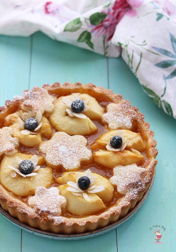 Crostata alle pesche tabacchiere