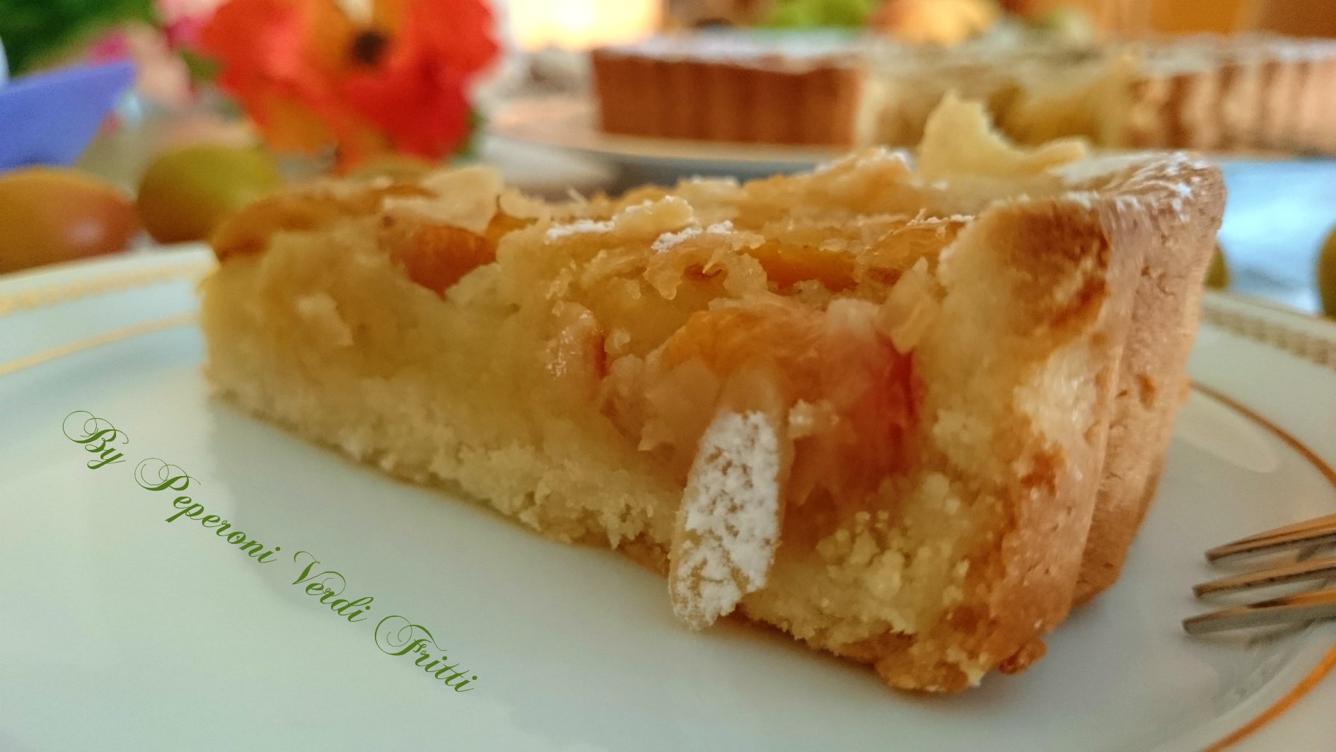 Crostata alle susine con crema di mandorle
