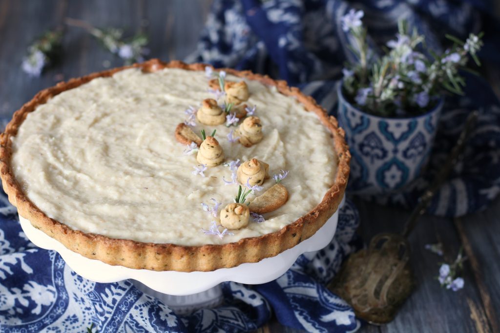 Crostata ananas e rosmarino ricetta light