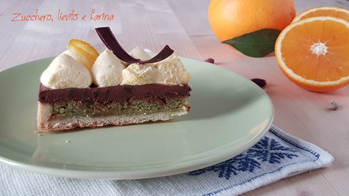 Crostata arancia e cioccolato