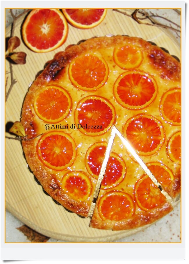 Crostata arancia e mascarpone