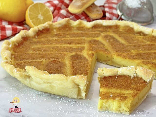 Crostata beneventana con savoiardi