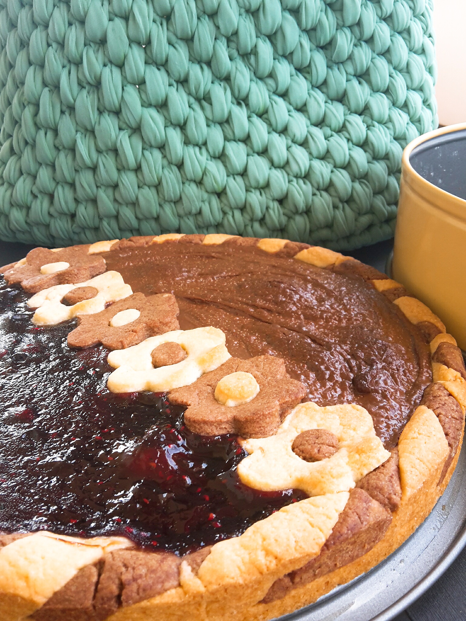 Crostata bigusto nutella e marmellata