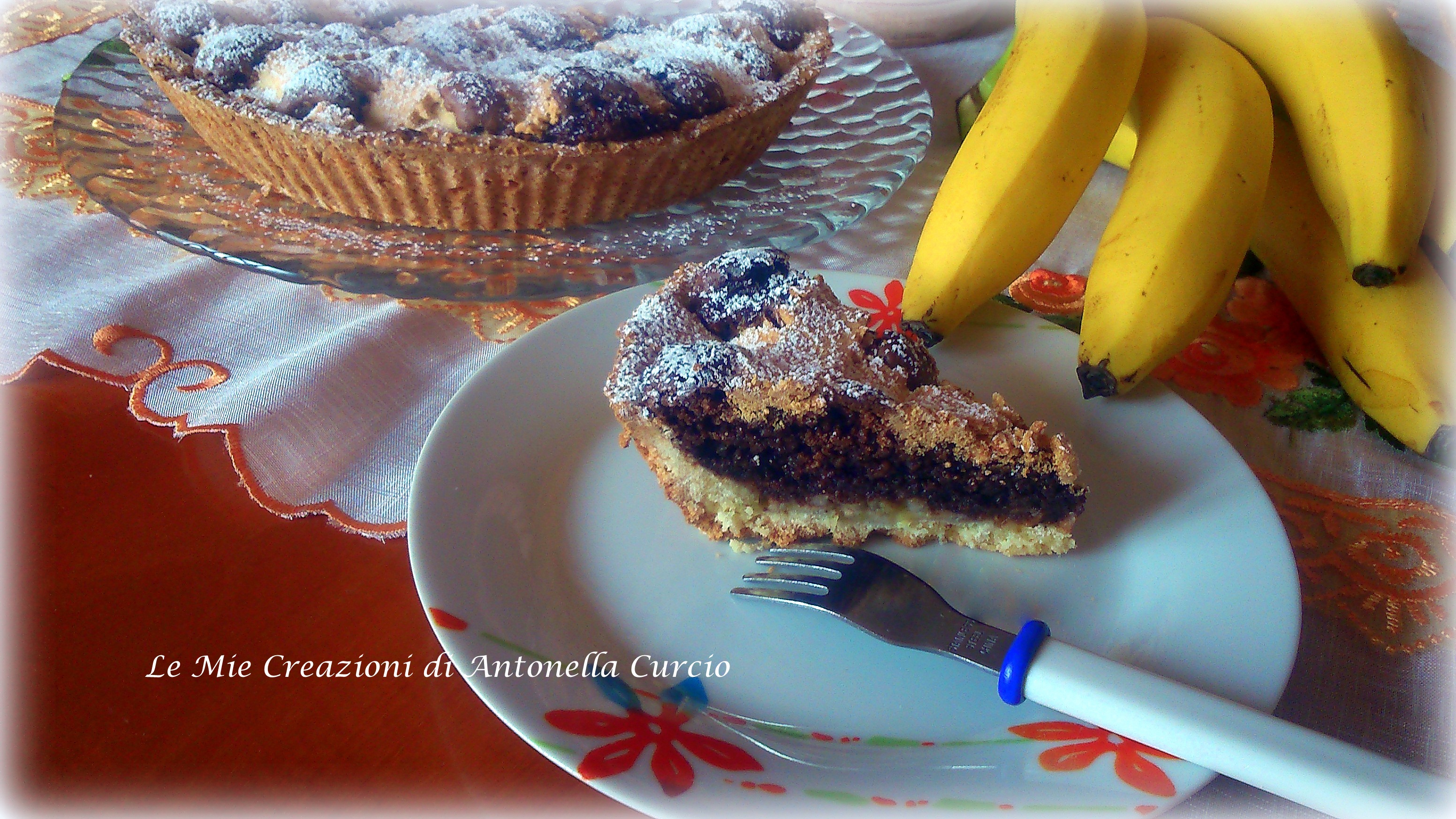 CROSTATA CIOCCO-BANANA SENZA GLUTINE
