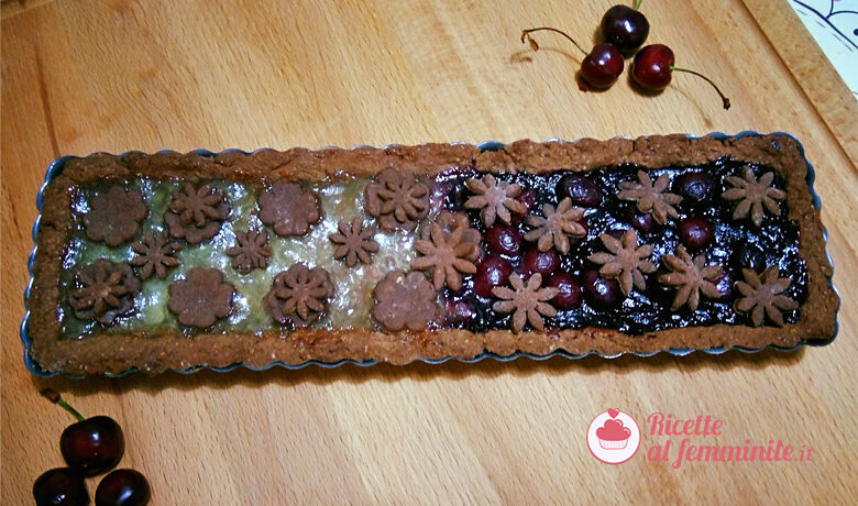 Crostata cioccolato e avocado vegana