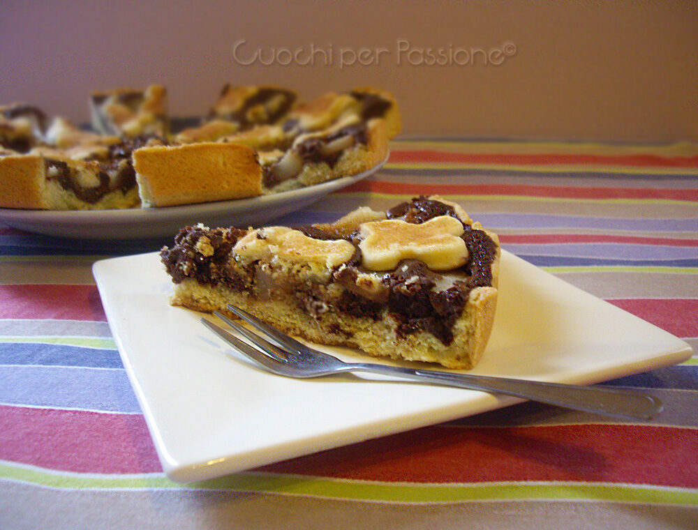 Crostata cioccolato e pere