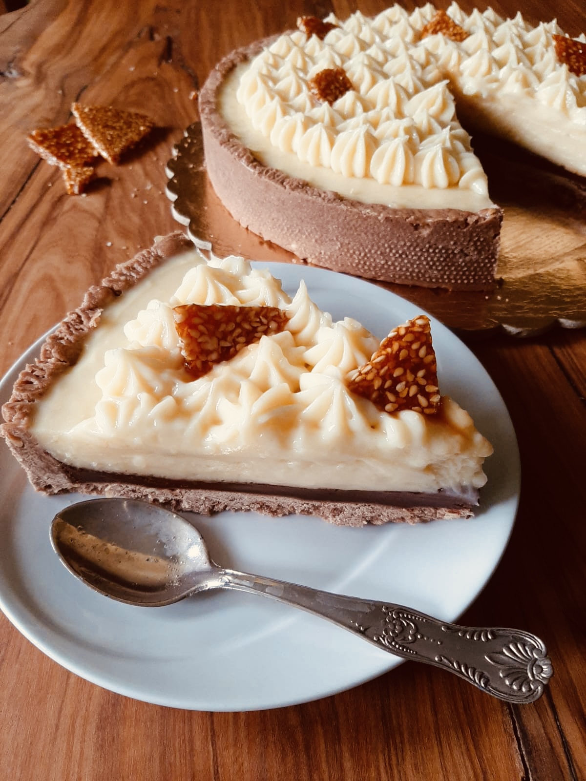 Crostata cioccolato e vaniglia