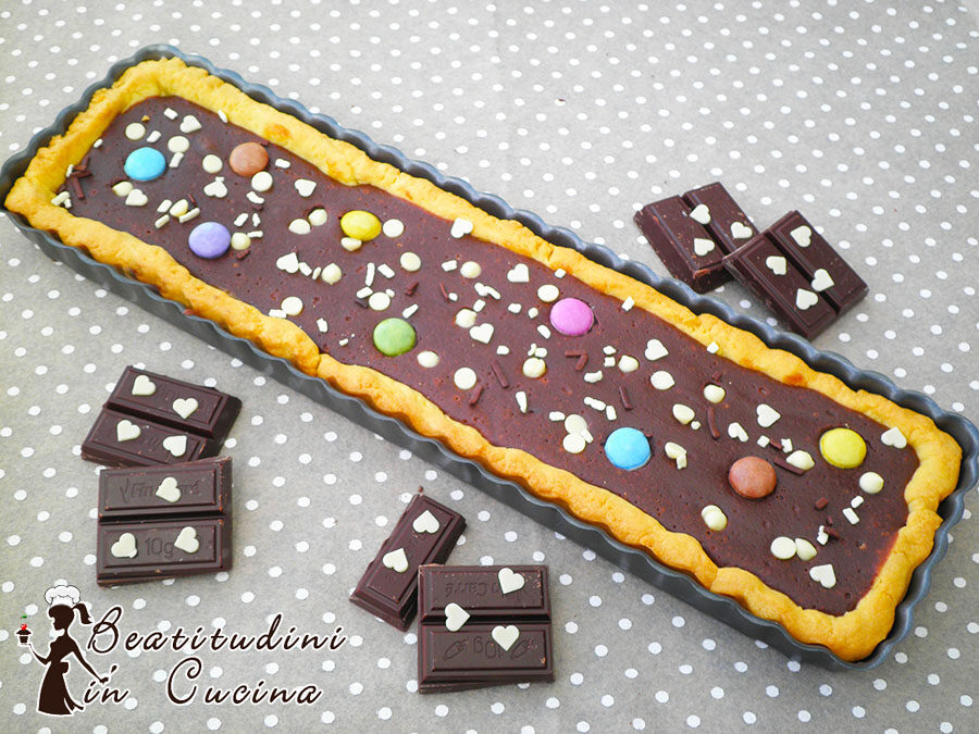 Crostata cioccolato fondente e philadelphia