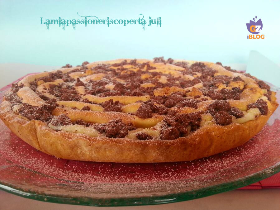 Crostata, con briciole di pasta frolla