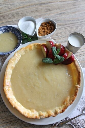 Crostata con composta alle mele