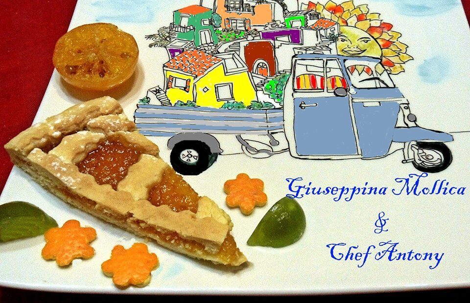 Crostata con confettura di marmella