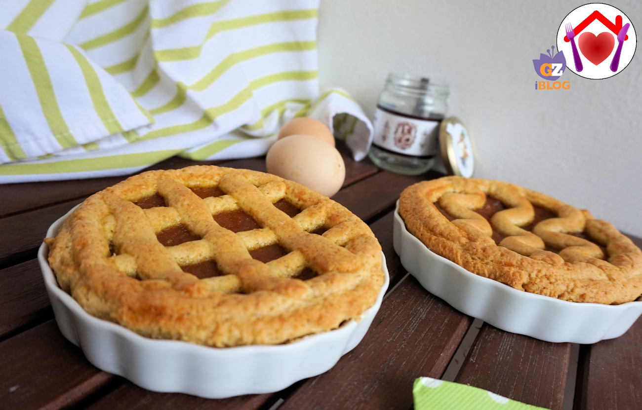 Crostata con confettura di pere e zafferano