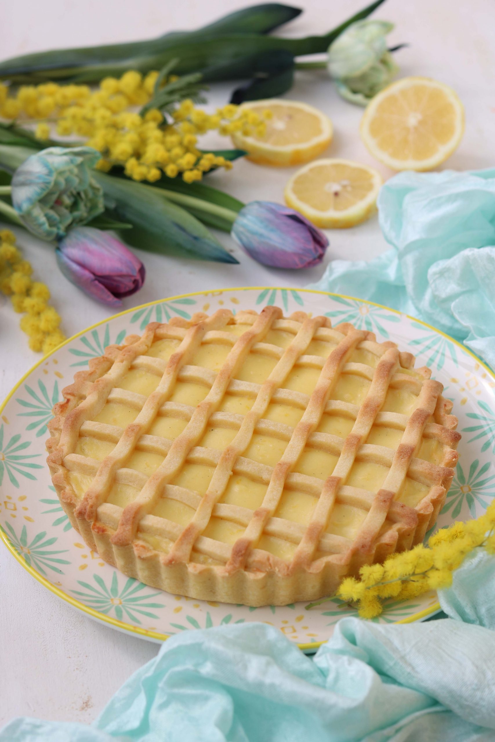 Crostata con crema al limone di marechiaro