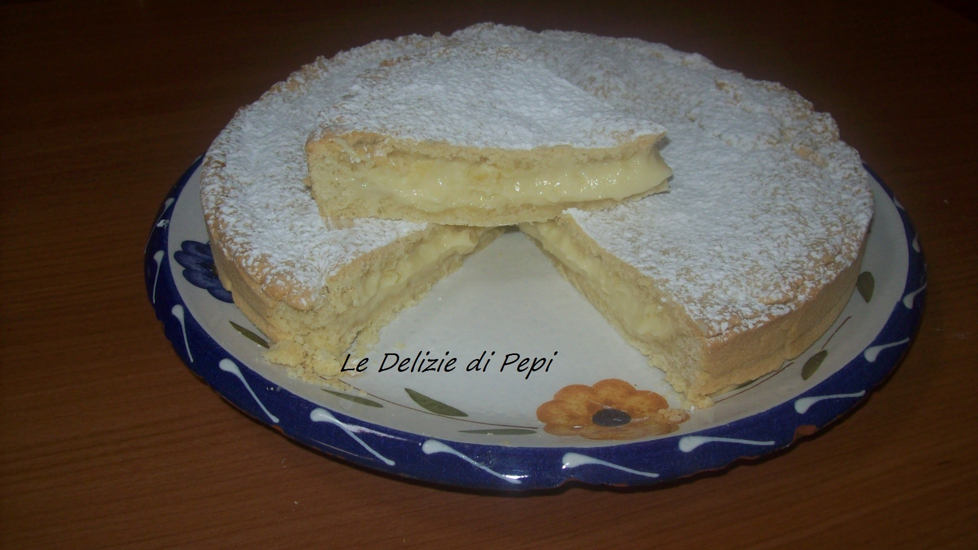 Crostata con crema allo yogurt