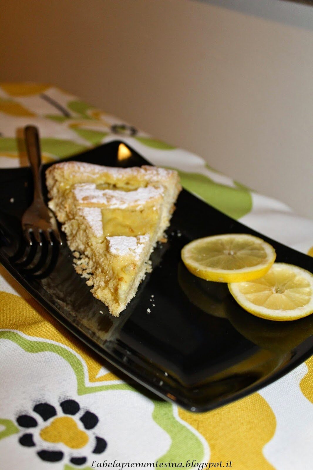Crostata con crema di limoni