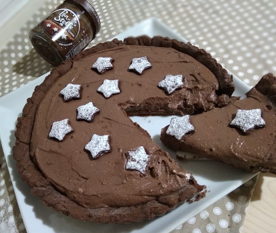 Crostata con crema pan di stelle