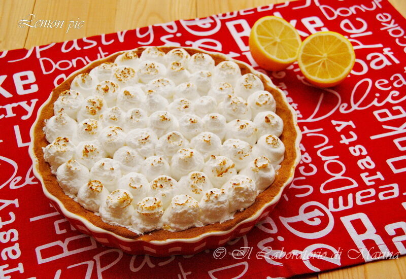 Crostata con curd di limone e meringa (lemon pie)