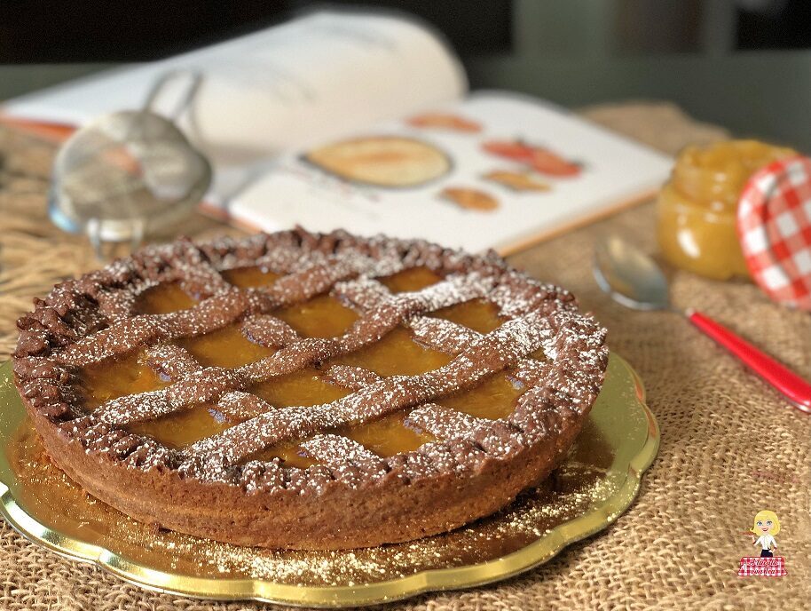 Crostata con frolla al cacao