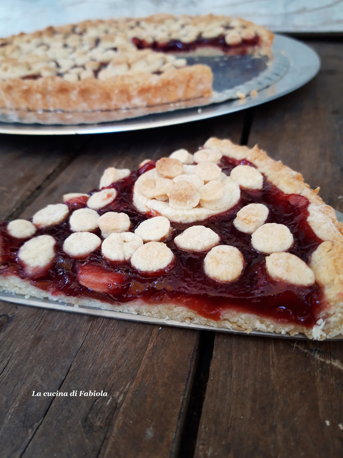 Crostata con frolla allo stracchino
