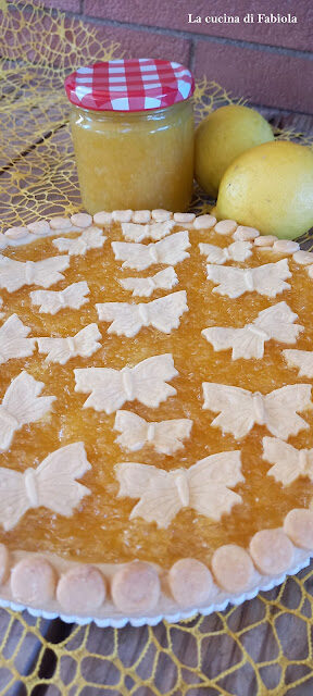 Crostata con frolla all’olio e marmellata di limoni homemade