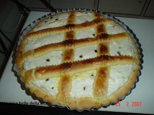 Crostata con la ricotta