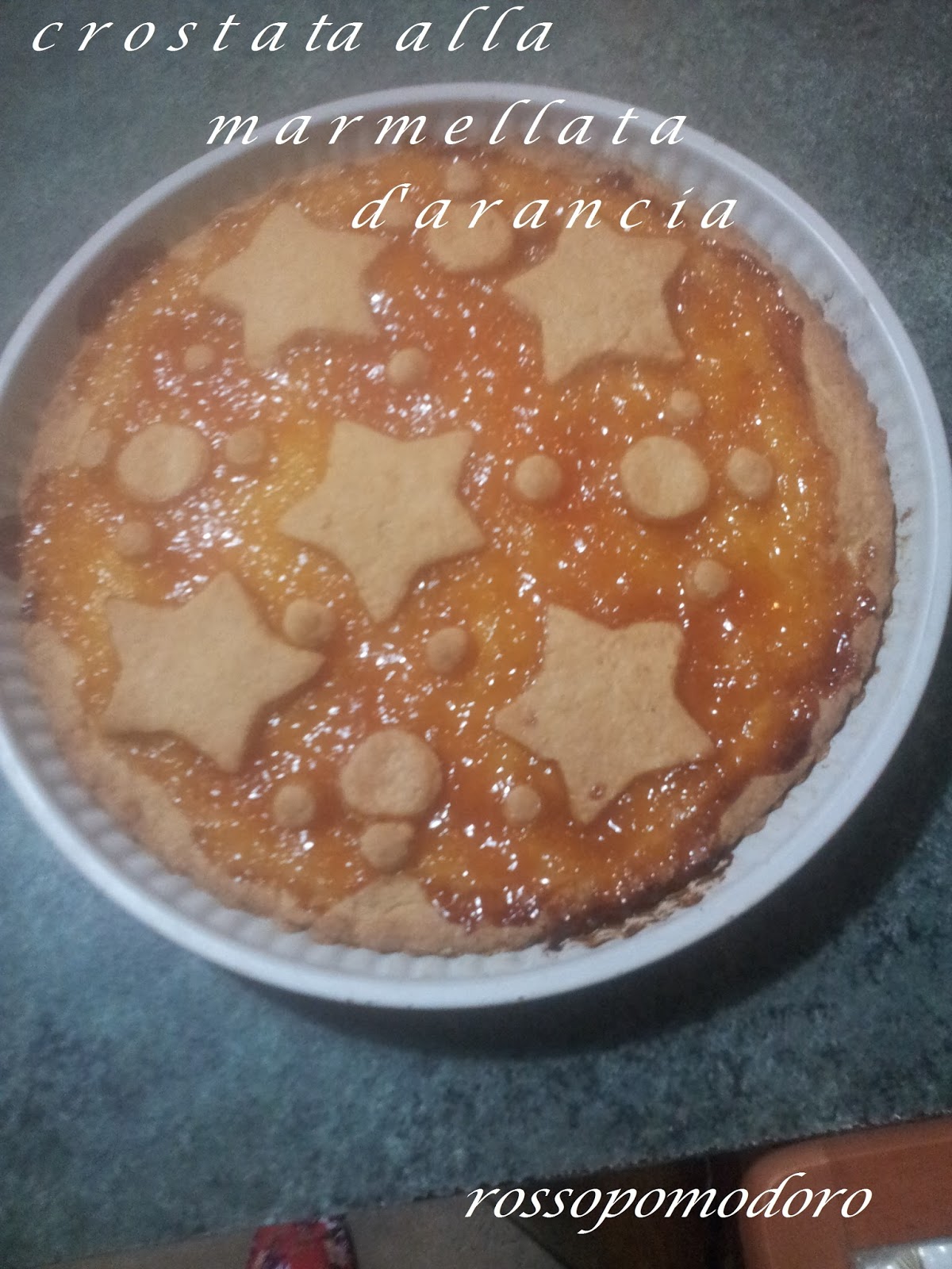 Crostata con marmellata d’arancia