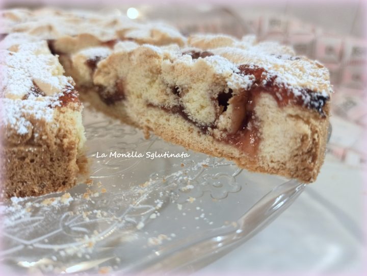 Crostata con marmellata di fragole senza glutine