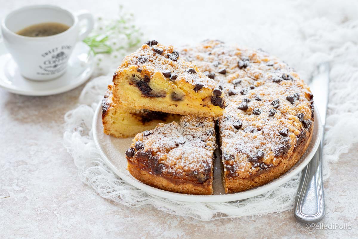 Crostata con mascarpone e cioccolato