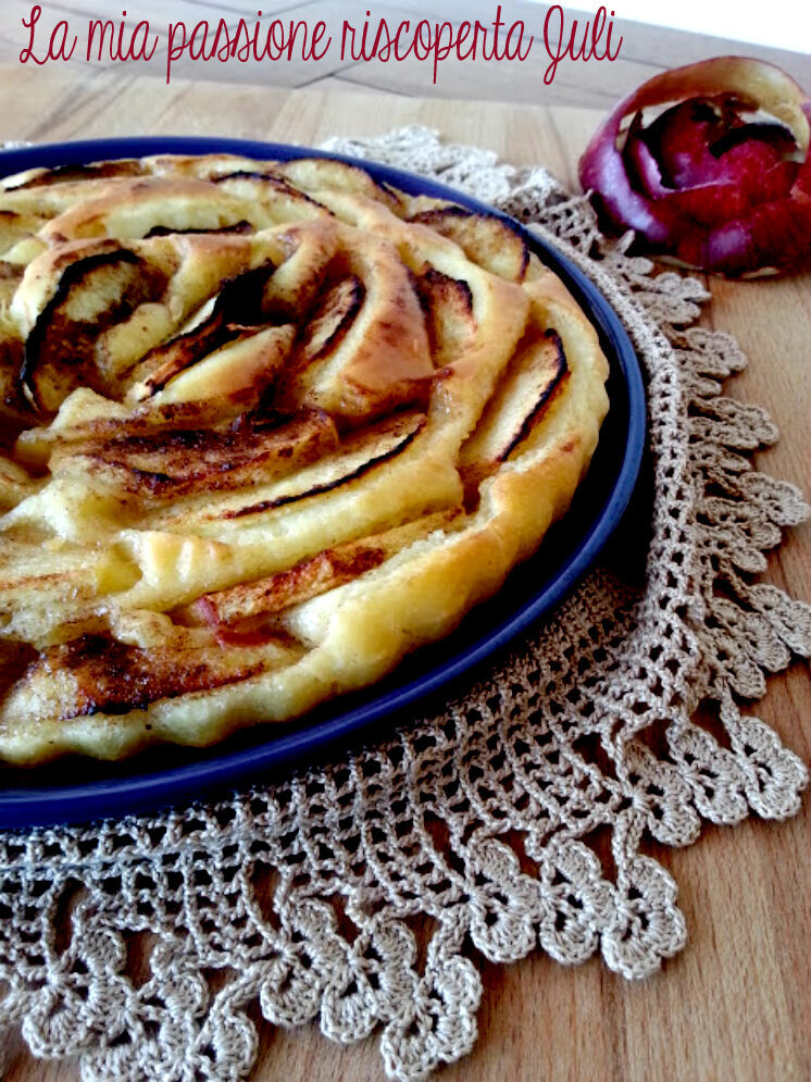 Crostata con pasta di pizza