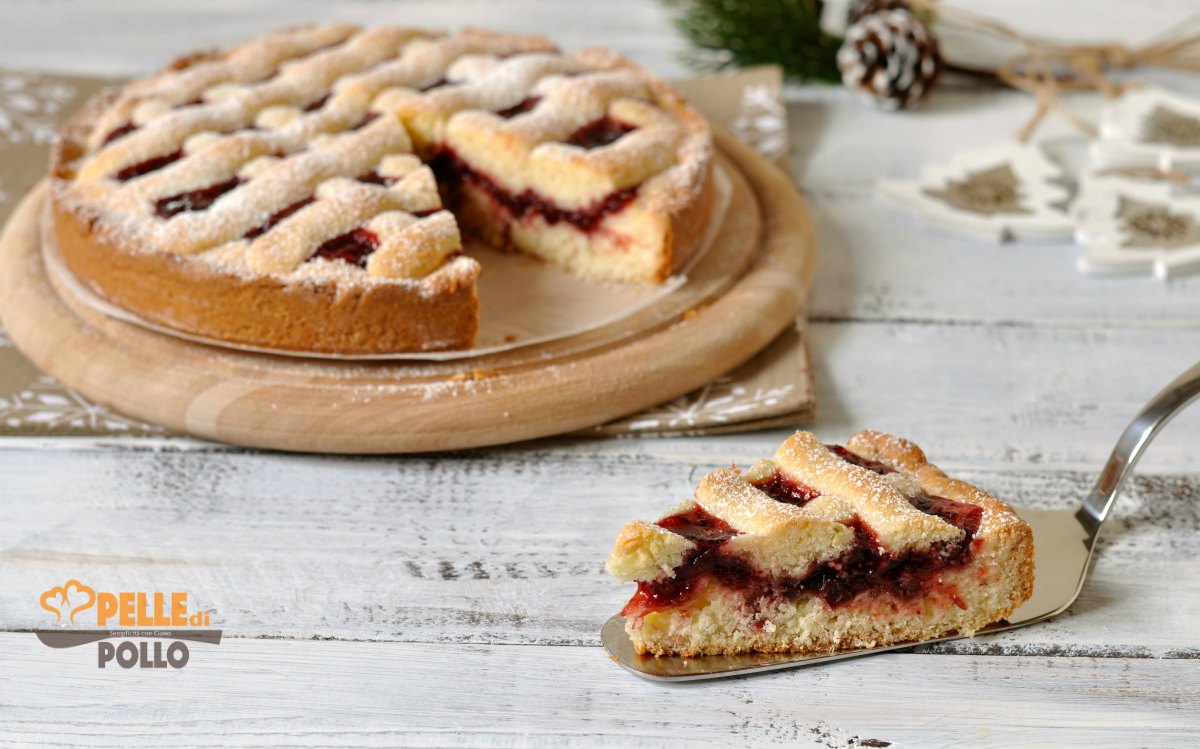 Crostata con pasta frolla allo yogurt