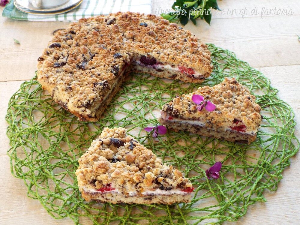 Crostata cookie ai frutti rossi