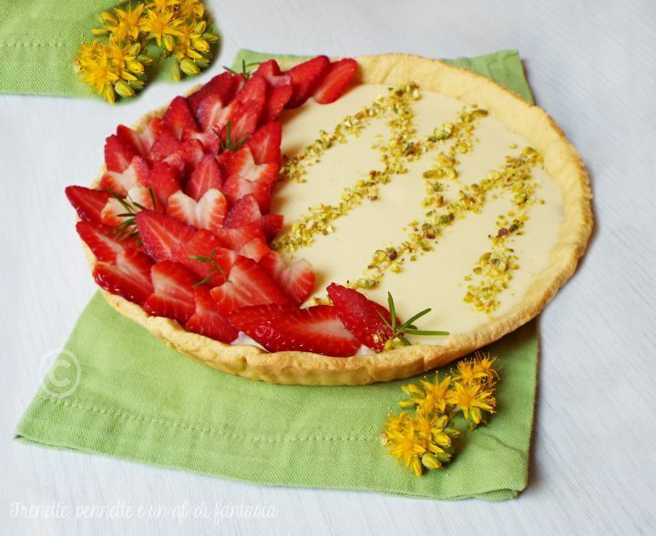 Crostata crema e fragole