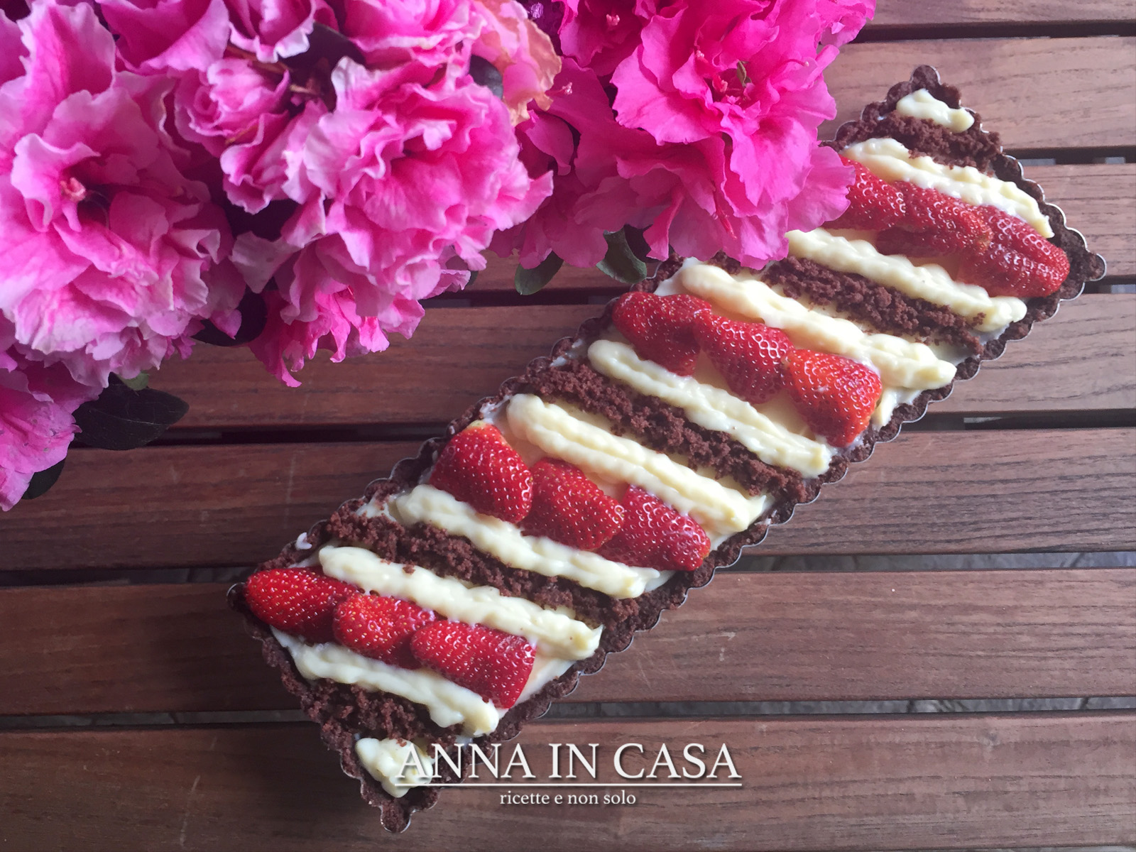 Crostata crema mascarpone e fragole