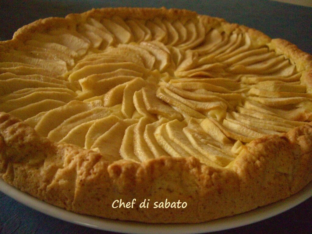 Crostata crema pasticcera e mele