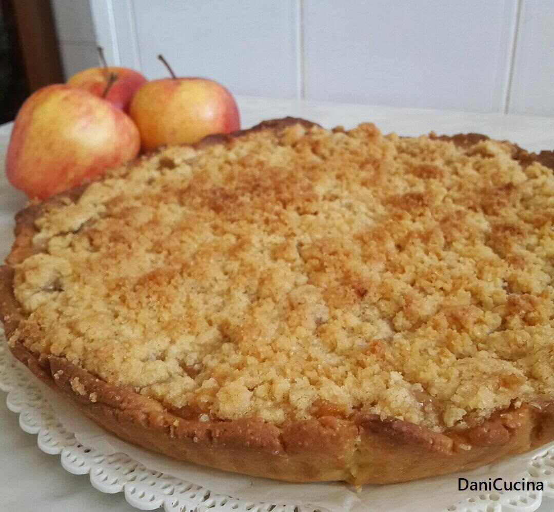 Crostata crumble di mele – apple crumble pie