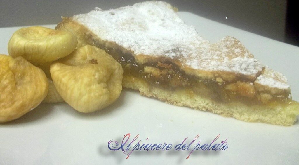 Crostata di arance fichi e noci