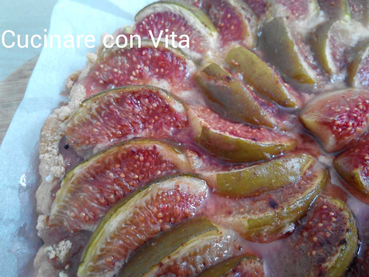 Crostata di fichi freschi