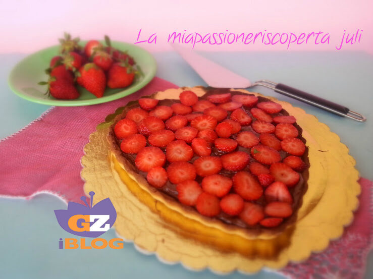 Crostata di fragole e nutella