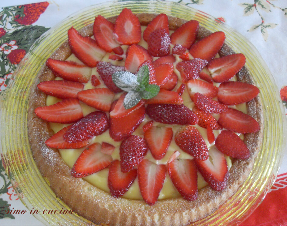 Crostata di fragole fresche