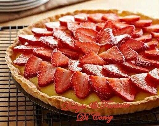 Crostata di fragole fresche