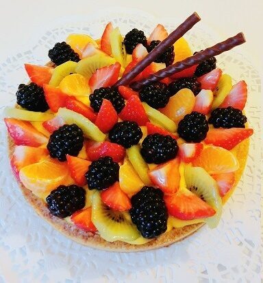Crostata di frutta, senza glutine senza lattosio senza zuccheri