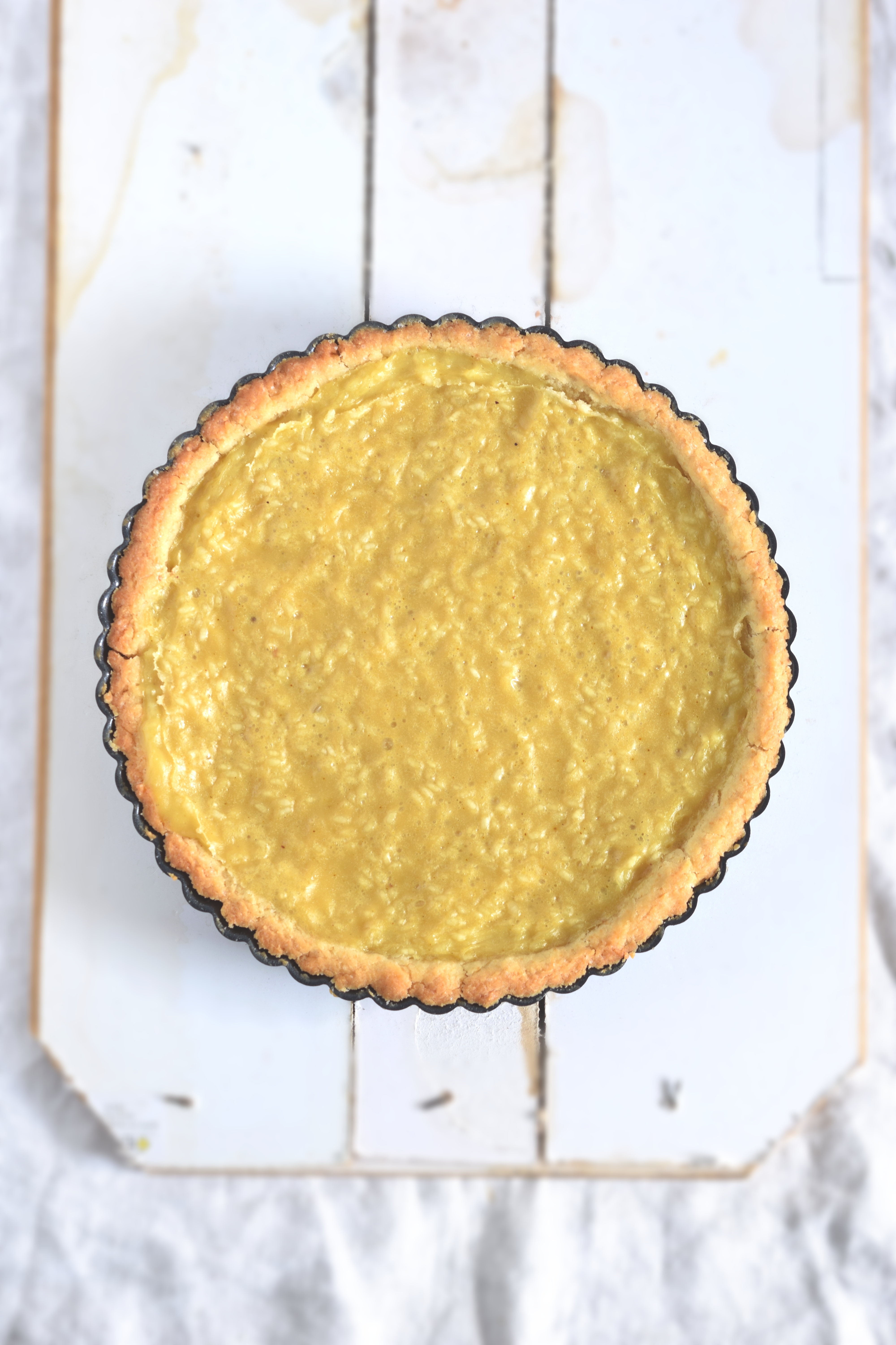 Crostata di kamut crema e riso