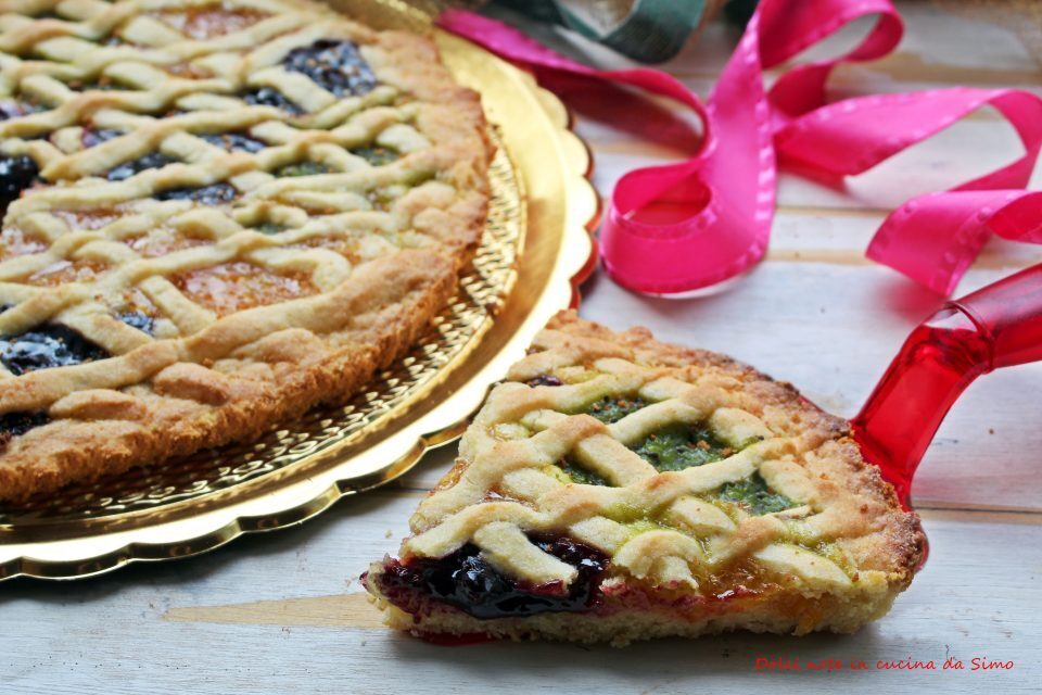 Crostata di marmellata ai 3 colori