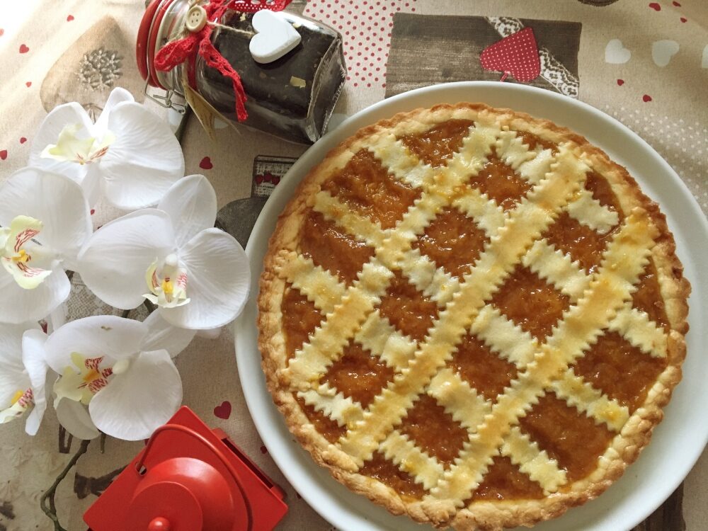 Crostata di marmellata di arance e zenzero