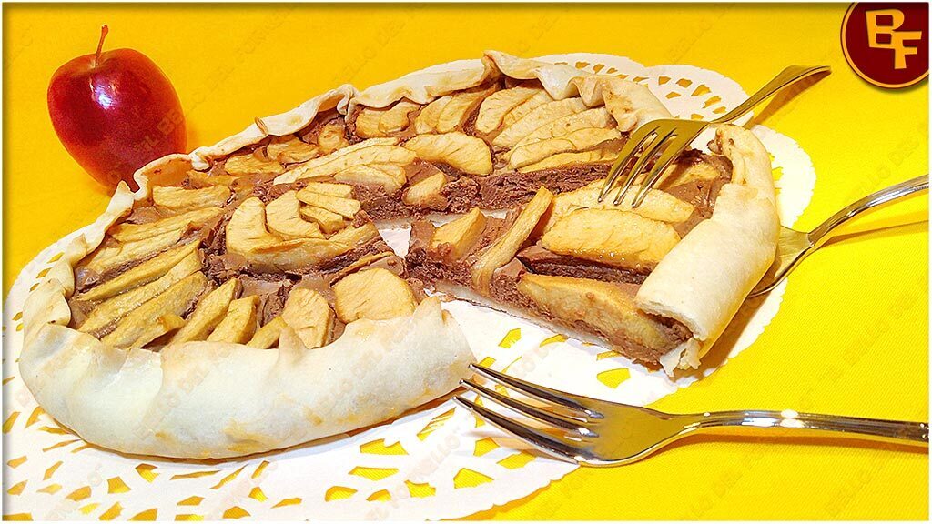 Crostata di mele con pasta sfoglia