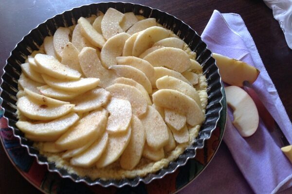 Crostata di mele nascoste