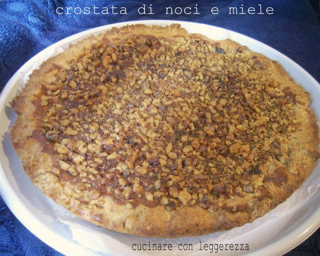 Crostata di noci e miele