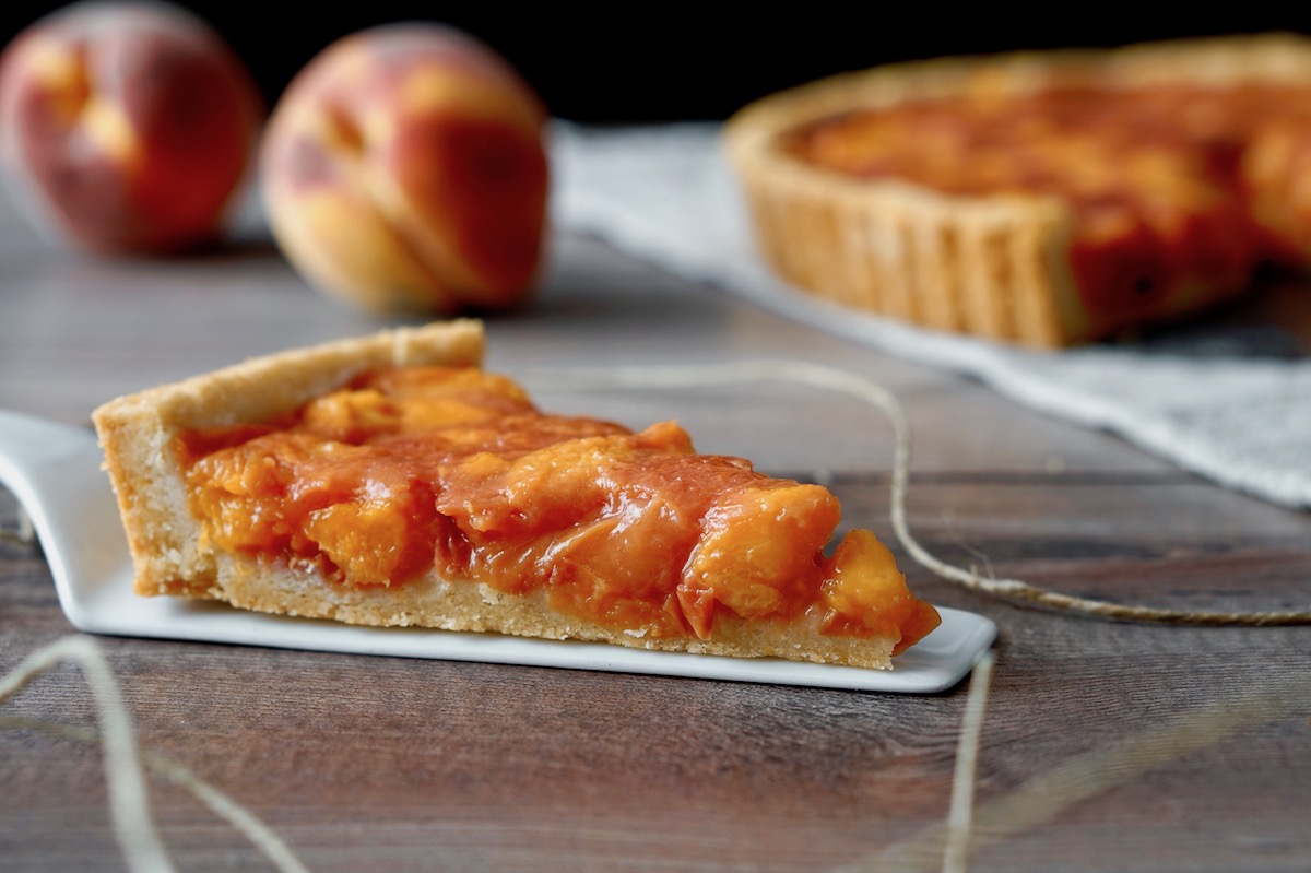 Crostata di pesche