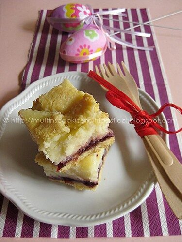 Crostata di ricotta (di montagna) e confettura di visciole (piemontese via abruzzo)