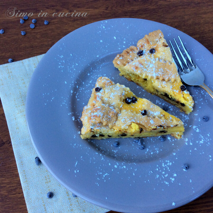 Crostata di ricotta e cioccolato